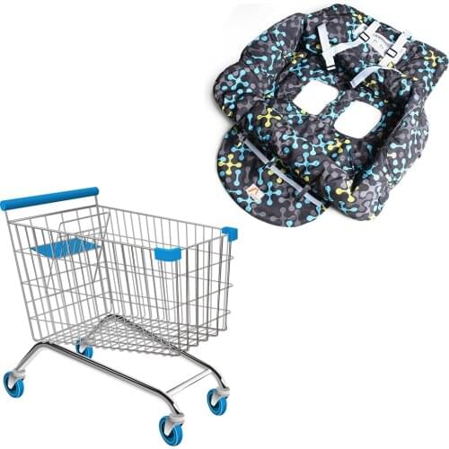 Printed Baby Children Supermarket Shopping Cart Dining Chair Cushion Security Protection Travel Portable Cushion