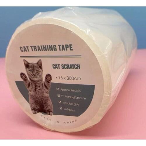 Household Cat Scratch Tape Roll Sofa Furniture Protector Sofa Protective Stickers Transparent Cat Scratch Post Vandalism