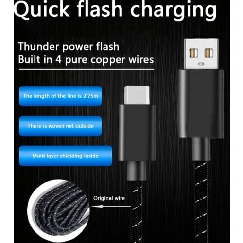 USB Type-C Controller Charging Data USB 3.1 Gamepad Joystick Transmission Cable for XBOX ONE ELITE 2 NS Switch Pro PS5