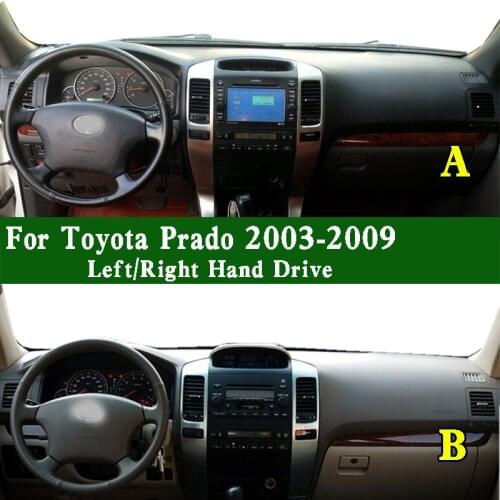 Fits Toyota Land Cruiser Prado GRJ120 125 TRJ12 KDJ120 KDJ125 J12 2003-2009 Dashmat Dashboard Cover Pad Dash Mat Carpet