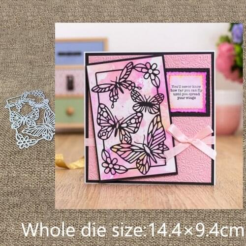 XLDesign Craft Metal Cutting Dies stencil mold butterfly decoration scrapbook Album Paper Card Craft Embossing die cuts