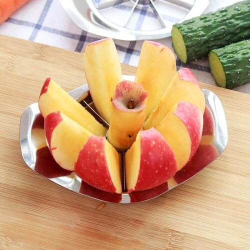Multi-Function Apple Slicers Stainless Steel Fruit Cutter Kitchen Gadgets Portable Cut Apple Device 1 PCS Apple Shredders