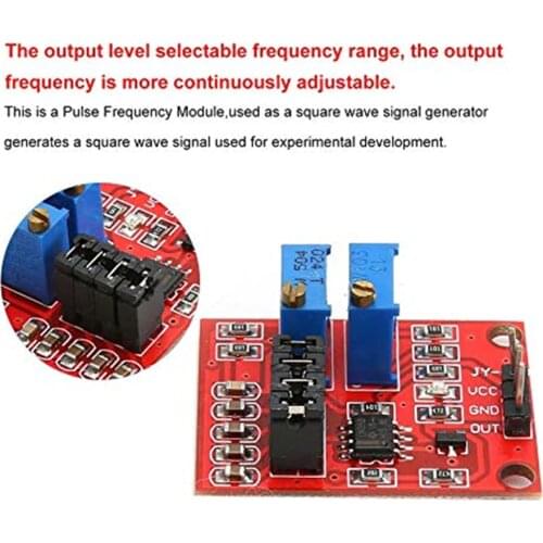 NE555 Pulse Frequency Module Duty Cycle LM358 Adjustable Module Square Wave Signal Generator Upgrade Version