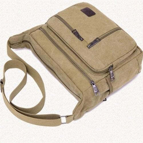 Men Canvas Shoulder Bags Casual Tote Travel Mens Crossbody Bag Luxury Messenger Bags Fashion High Quality Handbag