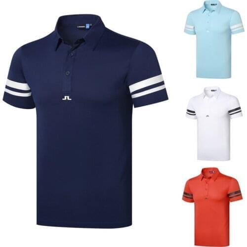 Mens Golf wear breathable quick drying clothes outdoor sports leisure polo shirt summer clothes short sleeve mens sweat wickin