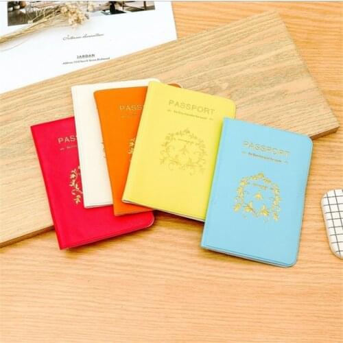 Travel Passport Cover Wallet Women Men Passport Credit Card Holder Purse ID Document Passport Holder Bag Pouch Case Protector