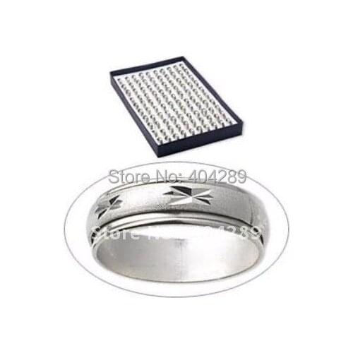 Wholesale 100pcs Nickel Plated Spinner Rings,free shipping