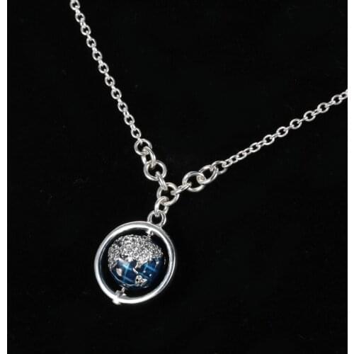 S925 Necklace For Women Planet Necklace Girl Fashhion Choker fit Lady Jewelry