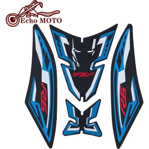 For YAMAHA YZF R6 YZFR6 2017-2020 Motorcycle Anti slip Tank Pad 3M Side Gas Knee Grip Traction Pads Protector Stickers Cover