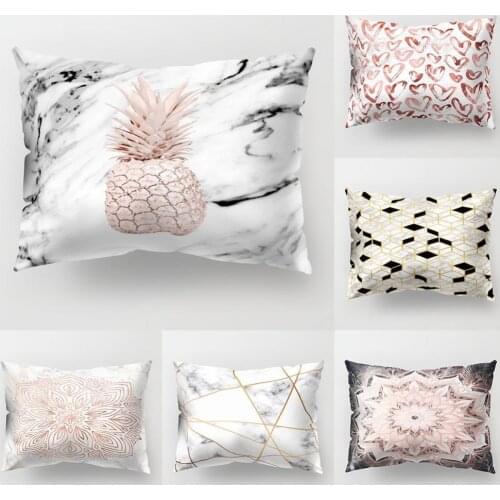 30*50cm Rectangle Soft Comfortable Heart Pineapple Letter Home Office Car Decorative Cushion Cover Pillow Cases Home Textile