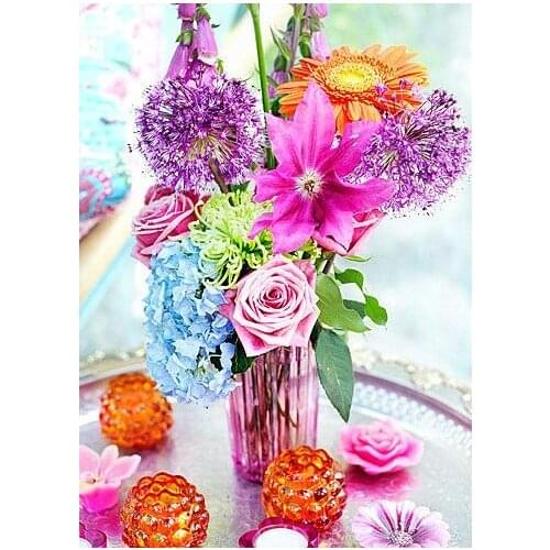 Needlework 5d Diamond Embroidery Flowers Diamond Mosaic Painting Pictures Patterns Tree Beads Icon Cross Stitch Patterns