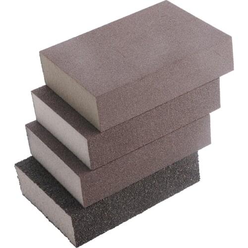 100mm x 70mm x 26mm Drywall Polishing Sanding Sponge Block Sandpaper Sander Tool 120 180 320 800 Grit