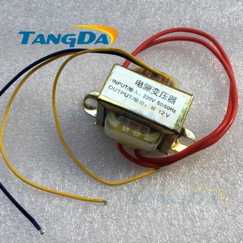 Tangda 5W two 2 12V power supply transformer input: 220V 50Hz Output: two 12V 0.2Kg A