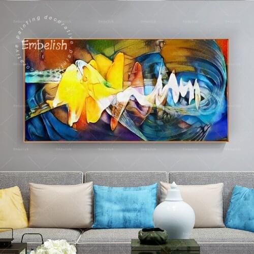 Embelish 1 Pieces Abstract Wall Art Pictures For Living Room Modern Home Decor Famous Artworks By Picasso HD Canvas Oil Painting