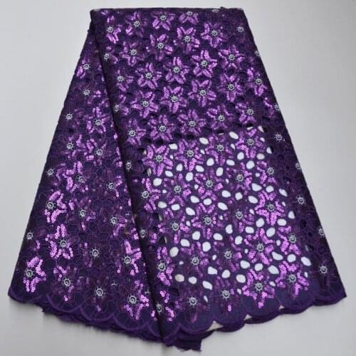Embroidery glitter sequence African french organza sequins lace fabric women 2019 high quality Nigerian net tulle lace TG5-D