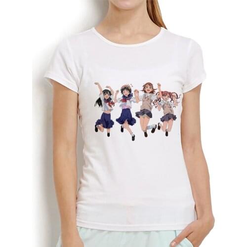To Aru Kagaku no Railgun anime funny t shirt women Japan manga A Certain Scientific Railgun kawaii Misaka Mikoto girl tshirt