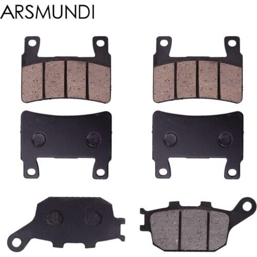 1 Set Motorcycle High Quality Brake Pads Disks Shoes Front And Rear FOR Honda CB400 VTEC 400 2005 2006 2007 VTEC400 III 05 06 07