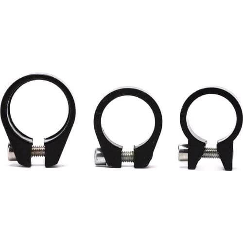 1pc Quick Release Seatpost Clamp Bike Cycling Seat Post Tube Clip Bike Parts Aluminium Alloy MTB Road Bicycle