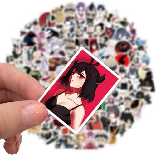 10/50Pcs Japan Black Clover Anime Cartoon Stickers Suitcase Laptop Skateboard Luggage Phone Anime Stickers Gift Waterproof PVC