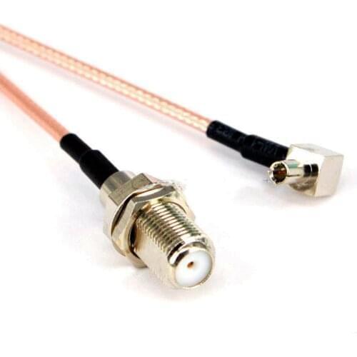 100pcs F toTS9 cable F female to TS9 right angle RG316Pigtail cable 45-60cm for3G/4G USB Modem