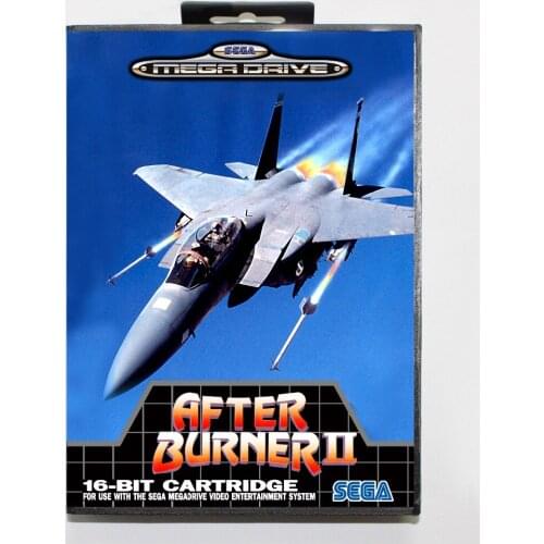 After burner 2 16 bit SEGA MD Game Card With Retail Box For Sega Mega Drive For Genesis