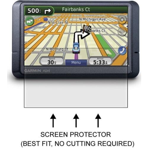 3* Clear LCD PET Film Anti-Scratch Screen Protector Cover for Garmin Nuvi 255W 255WT 265W 265WT Aviation GPS