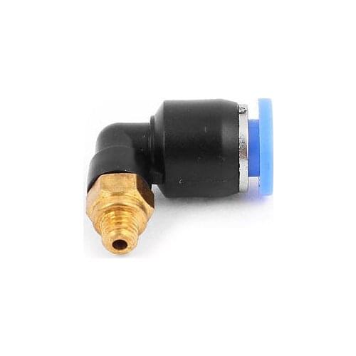 6mm x M5 Pneumatic Air Connectors Elbow Tube Quick Fixing Fittings