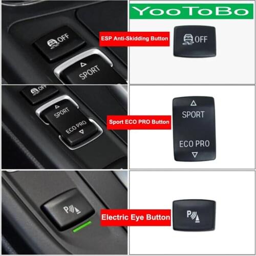 Car Console Sport ECO Pro Switch Button ESP Antislip Radar Sensor For BMW 1/2/3/4 Series F20 F21 F22 F23 F30 F34 F35 F32 F33 F36