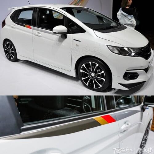Car stickers FOR Honda new FIT GK5 JAZZ body decoration modified sports decals
