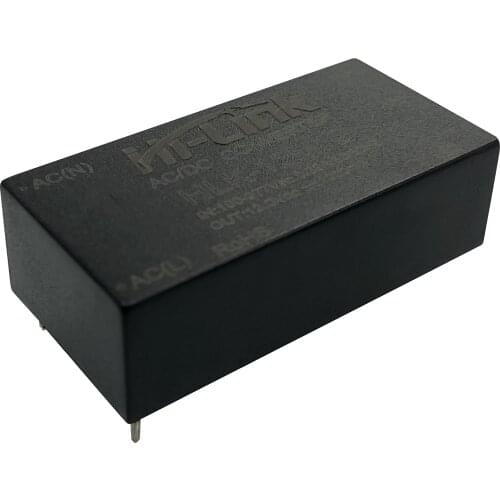 Free shipping 2pcs/lot 220V 12V 1A 12W AC DC isolated switching step down power supply module AC DC converter HLK-12M12