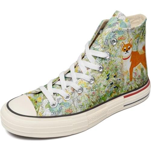 Print On Demand Custom Drop Shipping Personal Design Canvas Sneakers Spring And Autumn Models For Men And Women 2021