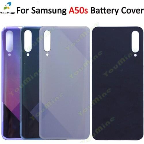 For SAMSUNG Galaxy A50s Battery Cover Rear Door Back Housing Case For SAMSUNG A50s A507 A507F Battery Cover