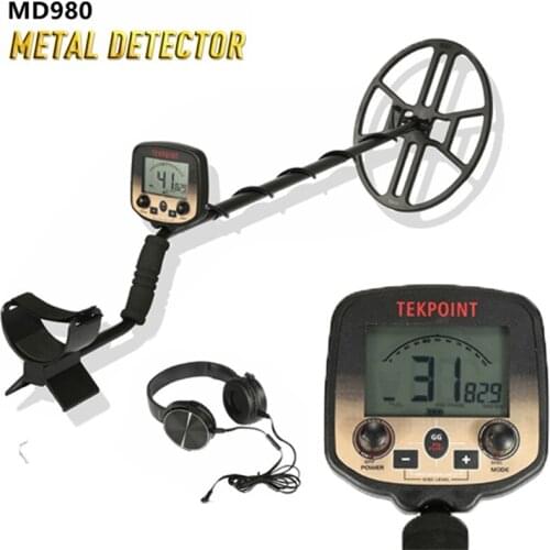 MD-980 Professional Underground Metal Detector High Sensitivity LCD Display Treasure Gold Hunter Finder Scanner Water Search