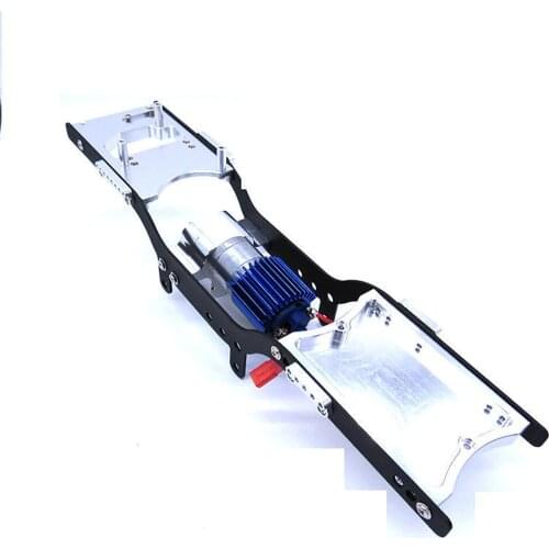 Metal Tail Beam Mount Plate Tray With Shock Absorber Seat for MN D90 D91 D99S RC Car Accessories