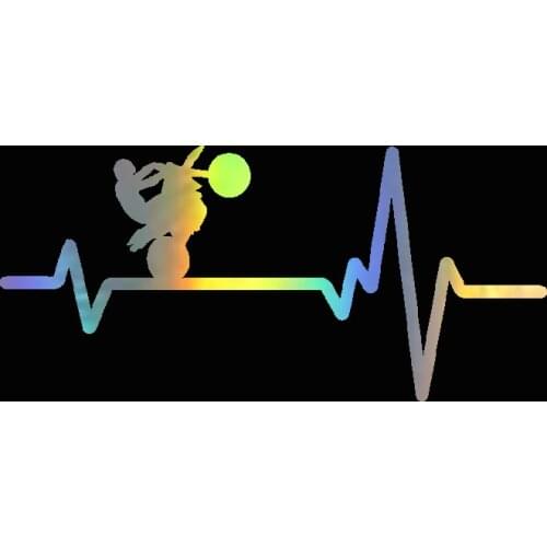 DecalsMe Dirt Bike Motorcycle Tires HeartbeatCreative On Car Stickers and Decals 3D Funny Motorcycle Stickers 16.3CM*7.5CM