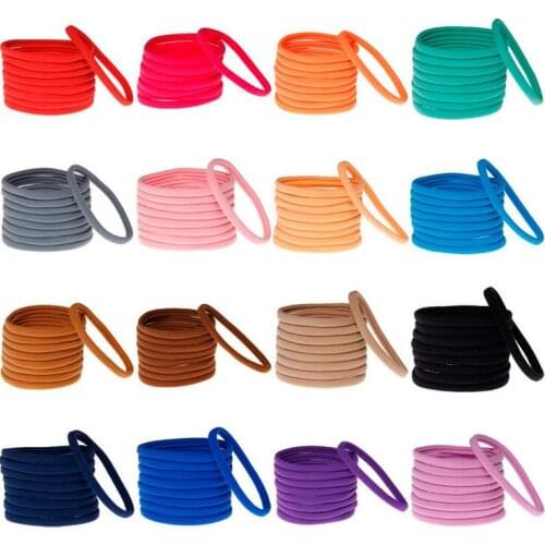 Mix colors 50pcs Nylon headband bulk nylon One Size Fits most Nylon Headband Newborn Skinny Very Stretchy