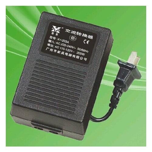 New XY-203A, 200W 220V TO 110V Power Converter Adapter Voltage Transformer ,POWER INVERTER
