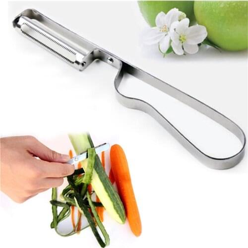 1pc Razor Sharp Cutter Vegetable Peeler Knife Multifunction Kitchen Tool Stainless Steel Peeler Zester Slicer Peeler