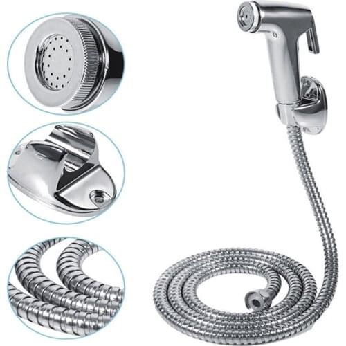 Electric plating Toilet Spray Gun Set Shower Bidet Toilet Spray Cleaning Gun Toilet Seat Nozzle Bidet sprayer gun Accessory
