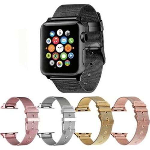 Milanese Loop Bands for Apple Watch Band 40mm 44mm for Women Men Stainless Steel Strap for iWatch Series 6 5 SE 4 321 38mm 42mm