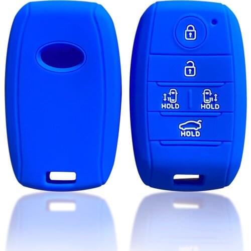 Silicone Key Holder Cover Case For KIA Grand Carnival Sorento Sedona MPV Remote Control 5 Button Car Key Cover Accessories Fob
