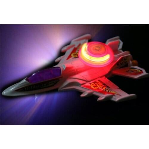 Luminous Toy Wire Drawing Small Plane Fancy Toys For Children Puzzle Electronic Flashing Airplane Plastic Educational 2021