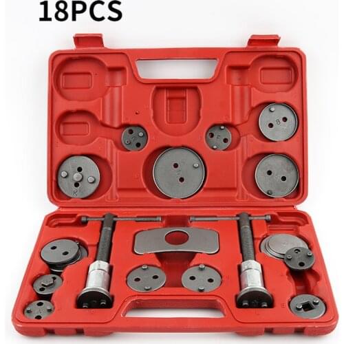 18pcs Universal Car Disc Brake Caliper Wind Back Brake Piston Compressor Tool Kit Car Repair Tools