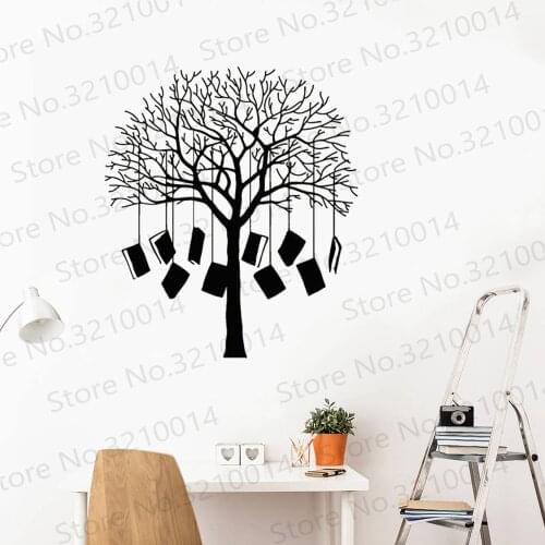 Vinyl Wall Decal Books Tree Wall Sticker Home Library Reading Corner Decor Bedroom School Classroom Wall Window Stickers PW712