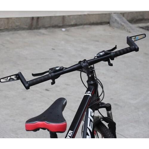 Bicycle Rearview Mirror 360 Degree Rotation Handlebar Mirror Folding Convex Handlebar Plug Rear View Reflector Bike Accessories
