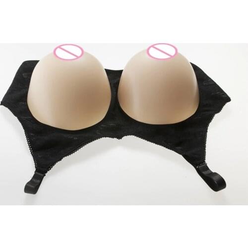 Huge Bra Breast Suit 5000g/Pair Silicone Breast Forms Artificial Fake Breast For Man Shemale Transvestism Crossdress As Woman