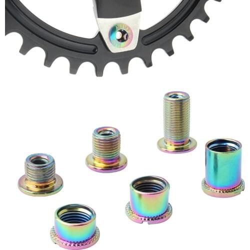 MTB Road Bike Chainring Screws Durable Single /double /three Disc Screws Attachment Sprocket Chainwheel Bolts Spare Part