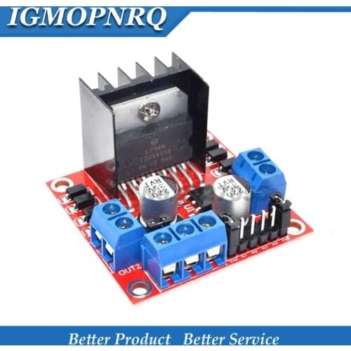 1pcs Dual H Bridge DC Stepper Motor Drive Controller Board Module L298N L-298N motor-drive 35v220uf