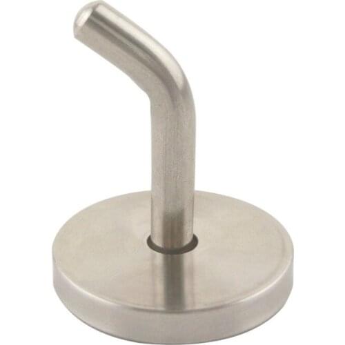 4pcs 50mm Wall Mounted Hooks Stainless Steel Hooks Hanger for Bathroom Shower Room Clothing Coat Hat Display Hook