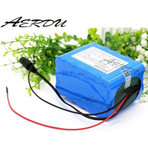 AERDU 4S5P 14.8V 16.8V 12V 12.5Ah 2500mAh Large Capacity 18650 Lithium Rechargeable Battery Pack with BMS Light LED Lamp POWER
